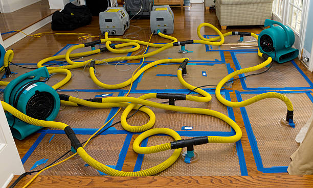 Professional Crawl Space Water Removal technician working in Lowell, IN